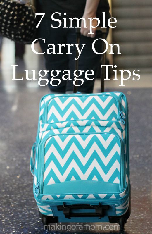 7 Simple Carry On Luggage Packing Tips