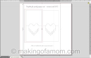 How to create a Pixelated Heart pop-up Valentines Days - makingofamom.com