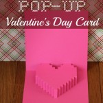 How to create a Pixelated Heart pop-up Valentines Days - makingofamom.com