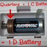 quarters and c batteries