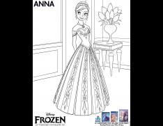 anna coloring page