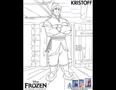 kristoff_coloring page