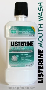 Listerine - The Oral Health Hero at Our House with mouth wash, floss and breath strips