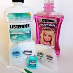 Listerine - The Oral Health Hero at Our House with mouth wash, floss and breath strips