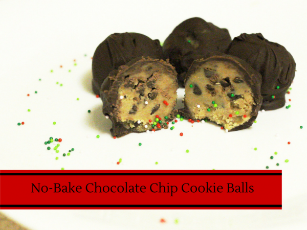 No-Bake Chocolate Chip Cookie Balls