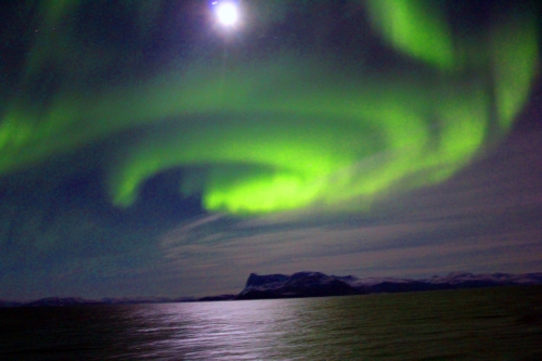 The magical corona of Northern Lights.