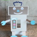 Robot Valentine Mailbox for Valentines Days