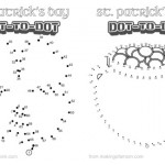 Free St. Patrick's Day dot to dots