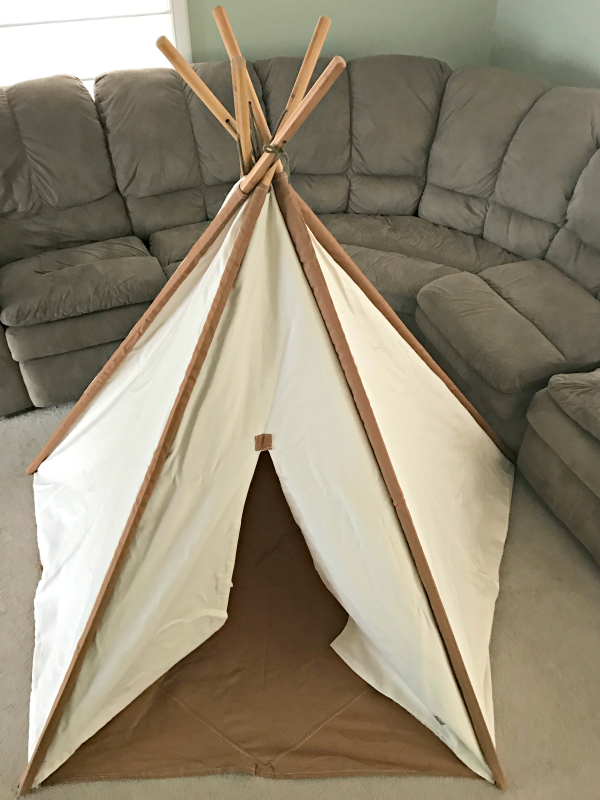 cotton canvas teepee